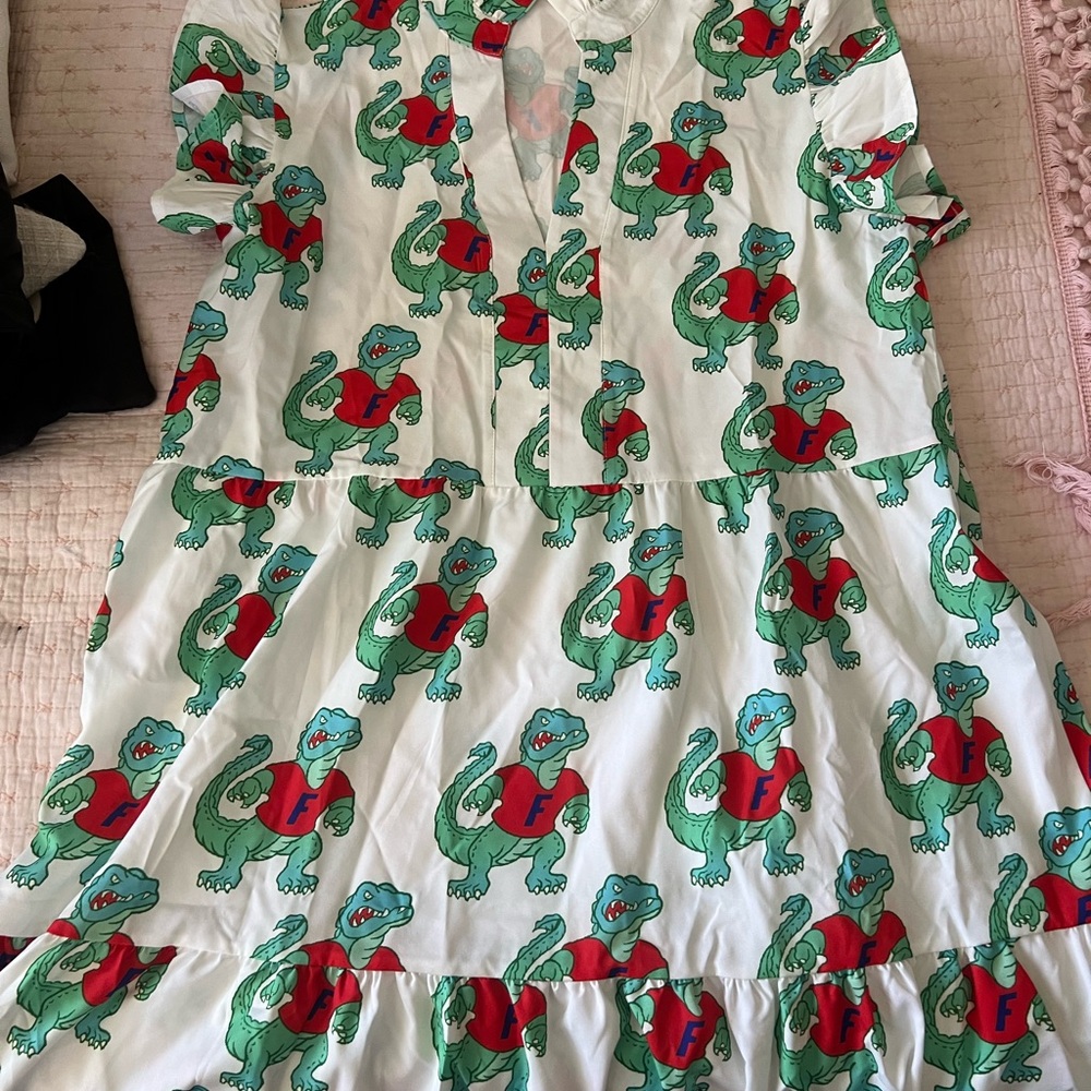 Gators Print Dress